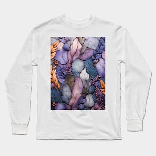 Autumnal Harmony: A Mosaic of Leaves Long Sleeve T-Shirt